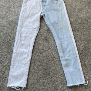 Levi's Light Blue Jeans with Brown Patch